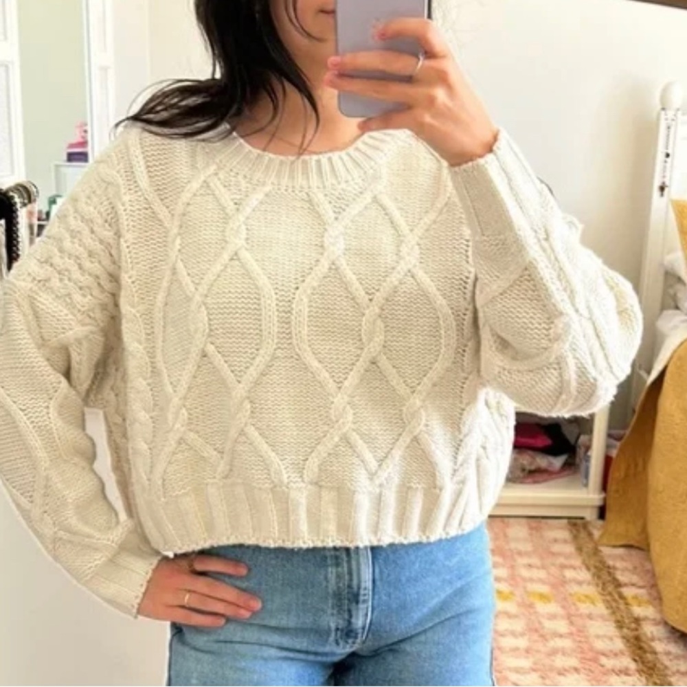 Princess Polly cropped sweater
